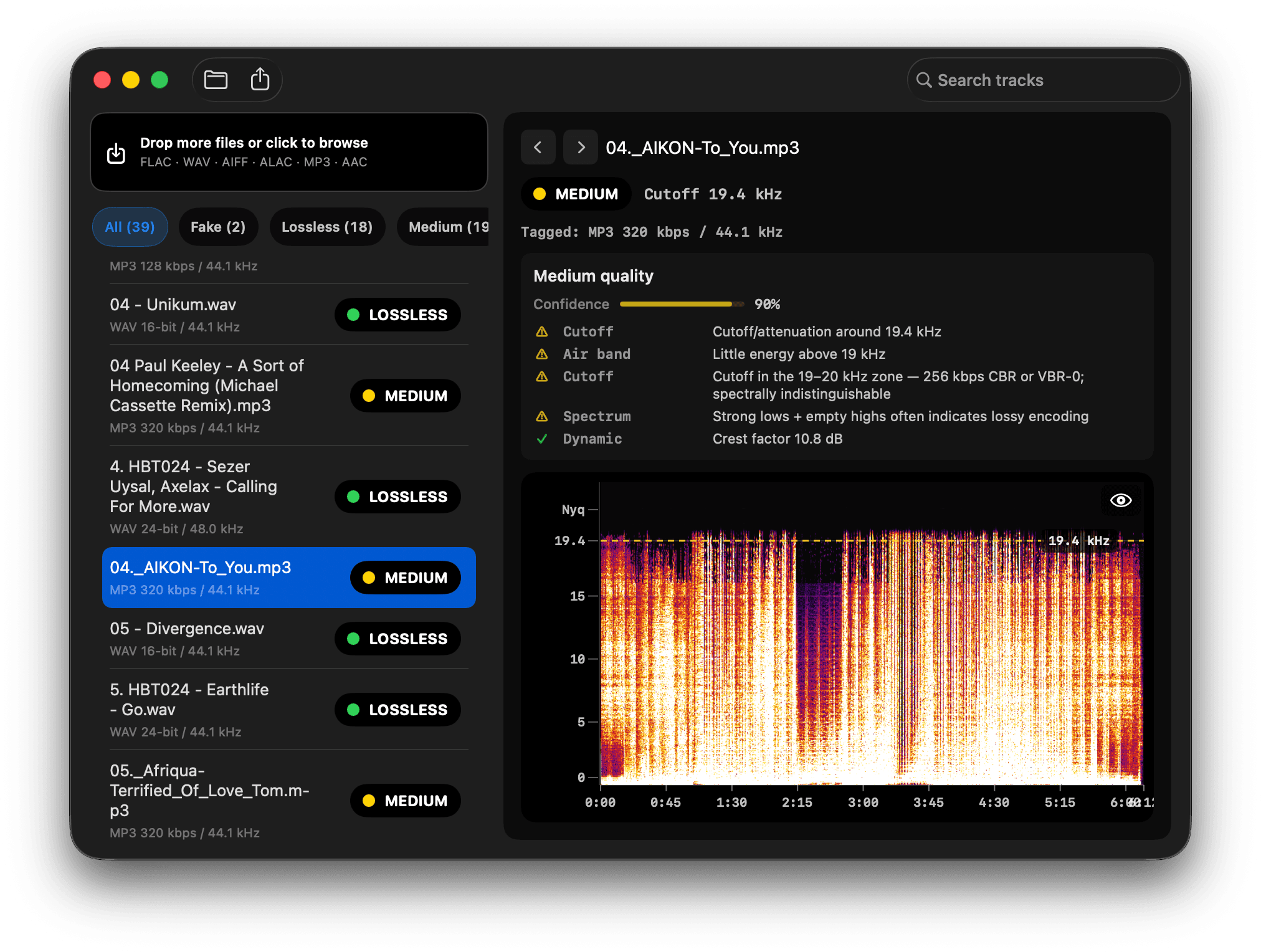 The Science Behind Fake Lossless Audio Detection