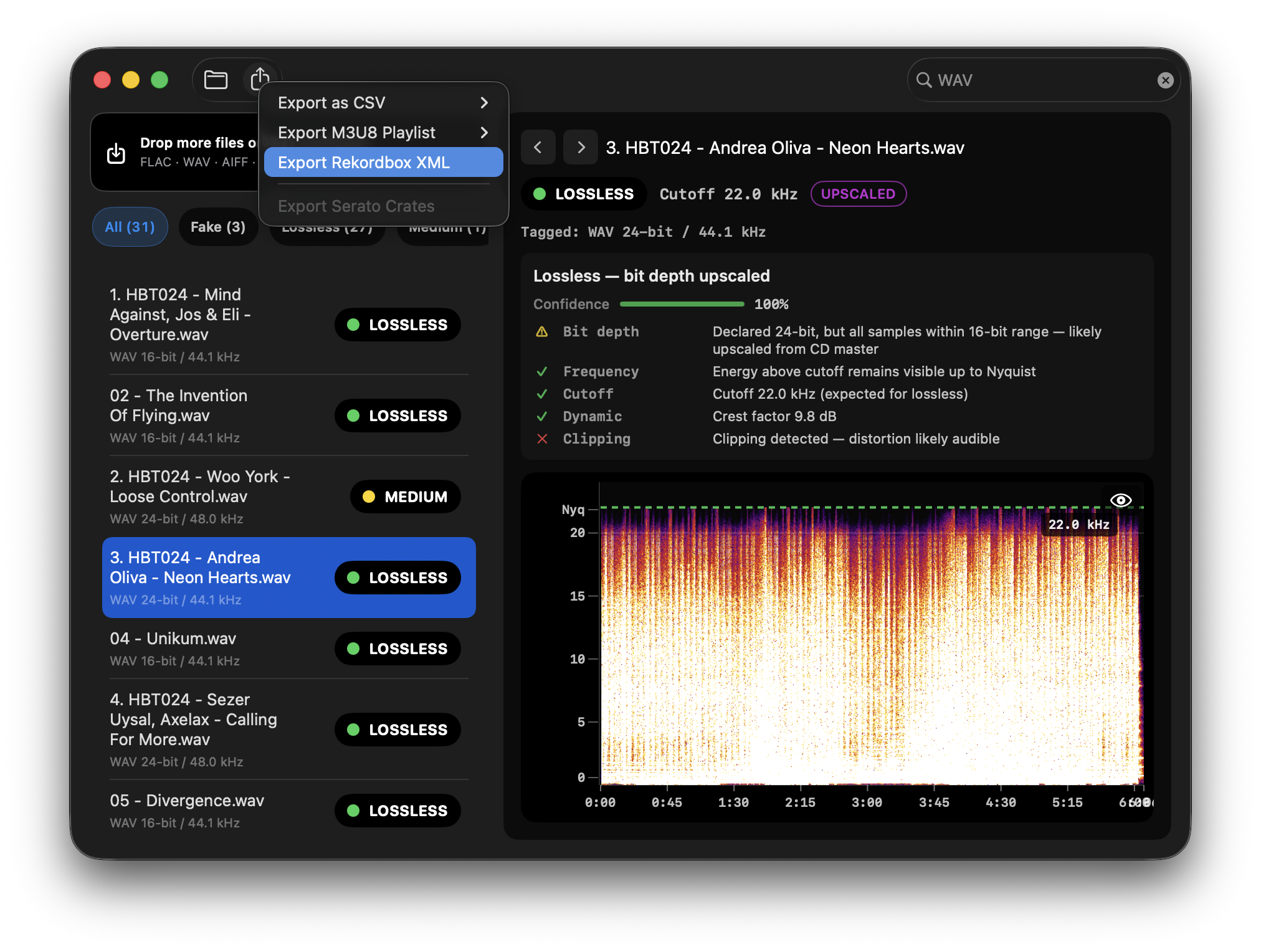 Rekordbox Audio Checker: Download to USB Workflow | Spectro